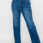 bytos Full Size Cat's Whiskers High Rise Straight Jeans - All Mine Now Clothing