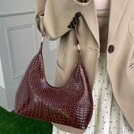 PU Leather Stone Texture Shoulder Bag - All Mine Now Clothing