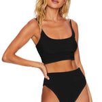 Color Block Spaghetti Strap Two-Piece Swim Set - All Mine Now Clothing