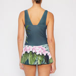 Marina West Swim Full Size Clear Waters Swim Dress in Aloha Forest - All Mine Now Clothing