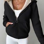 Full Size Zip Up Long Sleeve Hooded Outerwear - All Mine Now Clothing