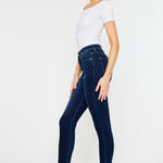 Kancan Full Size High Rise Frayed Ankle Skinny Jeans - All Mine Now Clothing