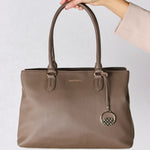 David Jones Structured Leather Handbag - All Mine Now Clothing