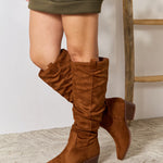 East Lion Corp Block Heel Knee High Boots - All Mine Now Clothing