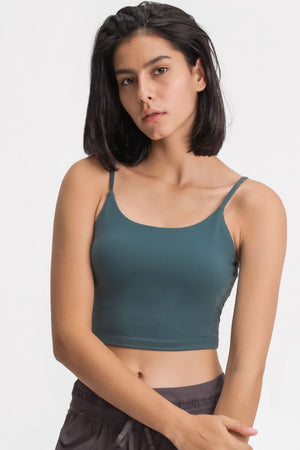 Millennia Feel Like Skin Scoop Neck Sports Cami - All Mine Now Clothing