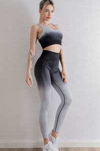 Gradient Sports Bra and Leggings Set - All Mine Now Clothing