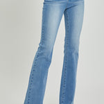 RISEN Full Size High Rise Button Fly Bootcut Jeans - All Mine Now Clothing