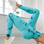 Printed High Waist Active Leggings - All Mine Now Clothing