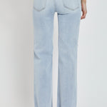 RISEN Full Size High Rise Distressed Wide Leg Jeans - All Mine Now Clothing