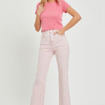 RISEN Full Size High Rise Tummy Control Straight Jeans Trendsi