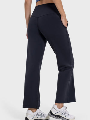 Millennia Pocketed High Waist Active Pants - All Mine Now Clothing