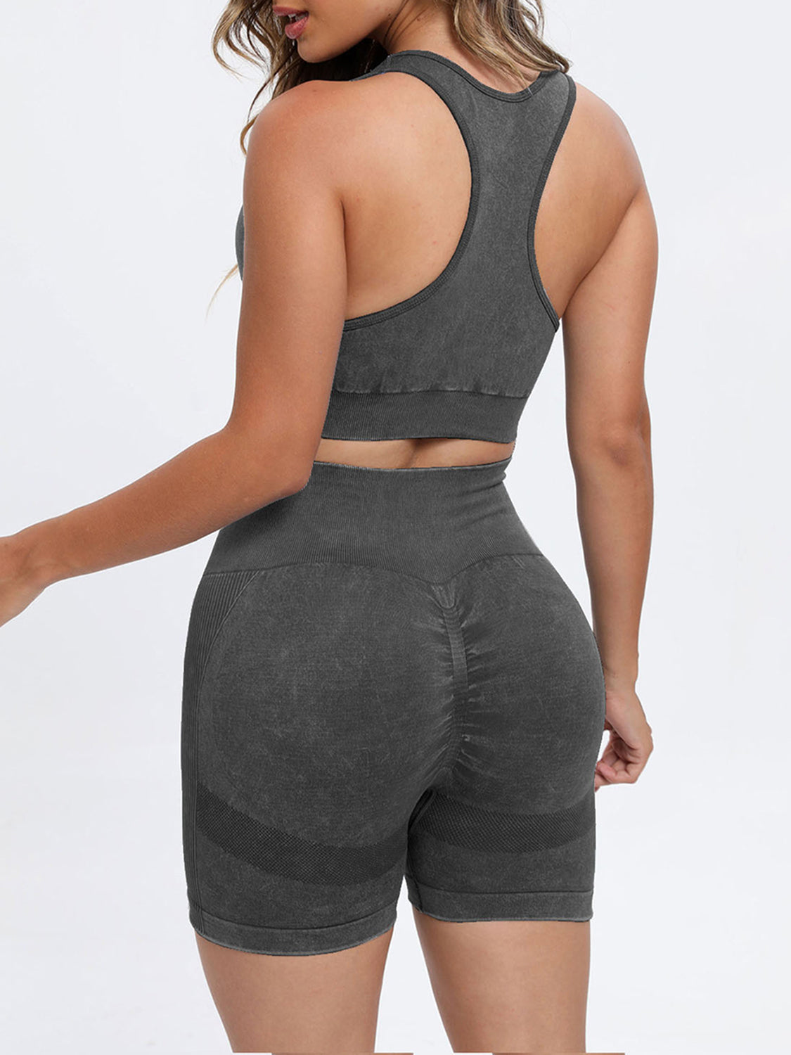 Scoop Neck Wide Strap Top and Shorts Active Set - All Mine Now Clothing