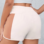 Color Block Wide Waistband Shorts - All Mine Now Clothing