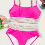 Scoop Neck Spaghetti Strap Two-Piece Swim Set - All Mine Now Clothing