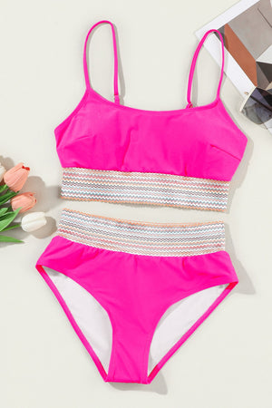 Scoop Neck Spaghetti Strap Two-Piece Swim Set - All Mine Now Clothing