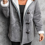 Full Size Pocketed Long Sleeve Hooded Toggle Jacket - All Mine Now Clothing