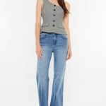 Kancan Ultra High Rise Cat's Whiskers Jeans Trendsi