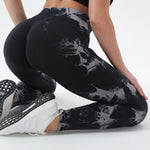 Tie-Dye High Waist Active Leggings - All Mine Now Clothing