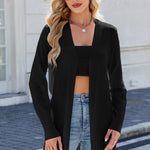 Open Front Long Sleeve Cardigan - All Mine Now Clothing