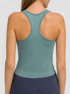 Millennia Round Neck Racerback Active Tank - All Mine Now Clothing