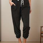 Full Size Drawstring Elastic Waist Joggers with Pockets Trendsi