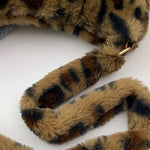 Leopard Fluff Shoulder Bag - All Mine Now Clothing