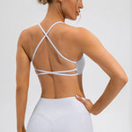 Crisscross Spaghetti Strap Active Cami - All Mine Now Clothing