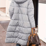 Full Size Zip Up Sherpa Hooded Coat Trendsi