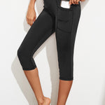 Waistband Active Leggings with Pockets - All Mine Now Clothing