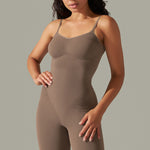 Spaghetti Strap Active Romper - All Mine Now Clothing