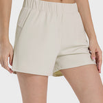 Millennia Elastic Waist Active Shorts - All Mine Now Clothing