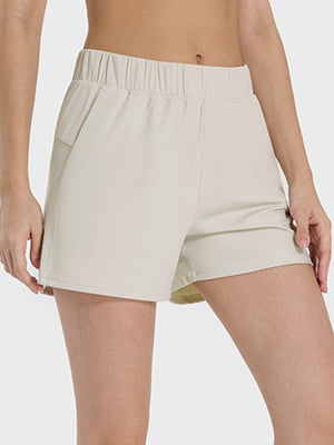 Millennia Elastic Waist Active Shorts - All Mine Now Clothing