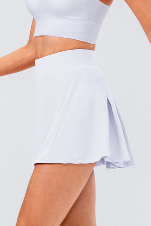 High Waist Pleated Active Skirt - All Mine Now Clothing