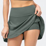 High Waist Wide Waistband Active Skirt - All Mine Now Clothing