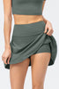 High Waist Wide Waistband Active Skirt - All Mine Now Clothing