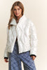 J.NNA Quilted Mock Neck Puffer Jacket - All Mine Now Clothing