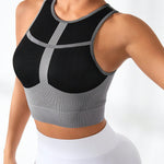 Color Block Round Neck Active Tank - All Mine Now Clothing