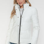 YMI Pocketed Zip Up Turtleneck Puffer Jacket - All Mine Now Clothing