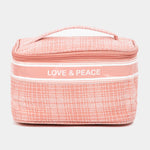 Fame Love & Peace Striped Handle Bag - All Mine Now Clothing