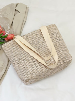 Straw Woven Tote Bag - All Mine Now Clothing