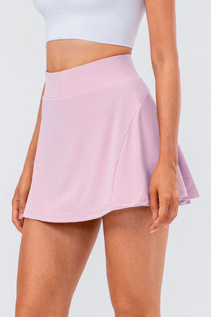 High Waist Pleated Active Skirt - All Mine Now Clothing