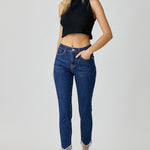 RISEN Full Size Embellished Mid Rise Crop Skinny Jeans - All Mine Now Clothing