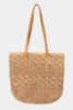 Fame Straw Braided Tote Bag - All Mine Now Clothing