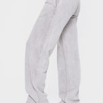 Mono B Elastic Waist Fleece Pants with Pockets - All Mine Now Clothing