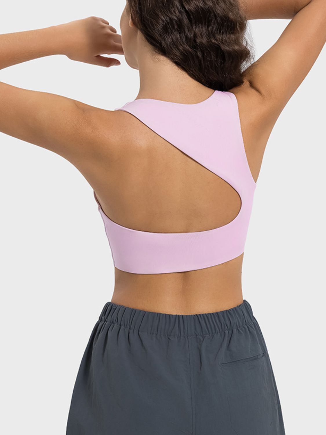 Millennia Cutout Round Neck Active Tank - All Mine Now Clothing