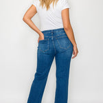 bytos Full Size Cat's Whiskers High Rise Straight Jeans - All Mine Now Clothing