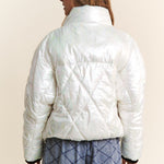 J.NNA Quilted Mock Neck Puffer Jacket - All Mine Now Clothing