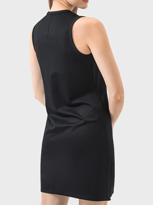 Millennia Round Neck Sleeveless Active Dress - All Mine Now Clothing