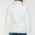 Snobbish Pocketed Zip Up Turtleneck Puffer Jacket - All Mine Now Clothing