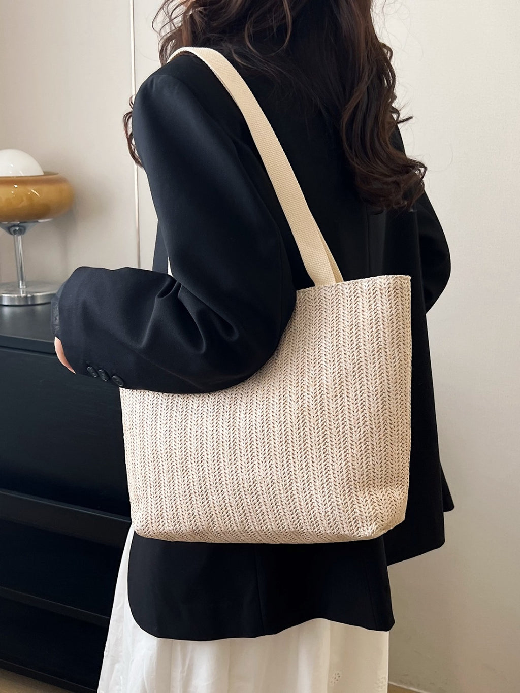 Straw Woven Tote Bag - All Mine Now Clothing